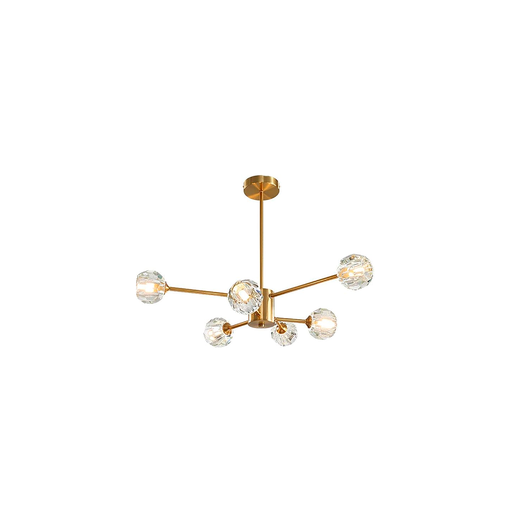 [138574] Lampara de techo 6l etl-060 dorado
