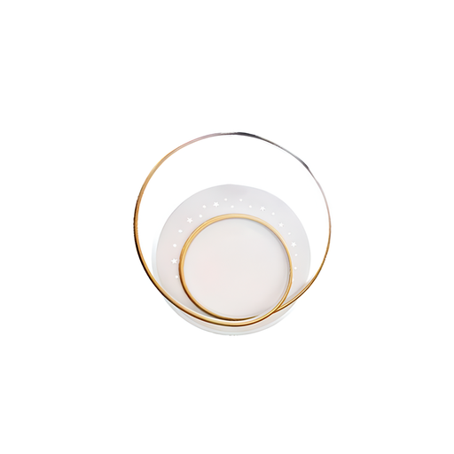 [138406] Lampara de techo led etl-012 blanco/dorado