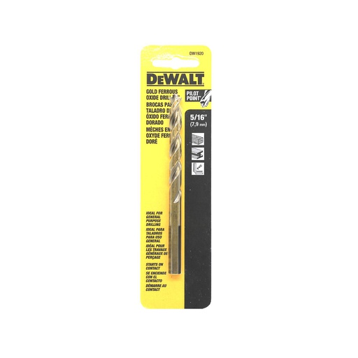 [30086] Broca hierro 5/16" pilot point dw1920