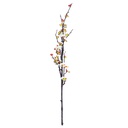 Flor artificial 116cm stfl8w76 blanco / rosado