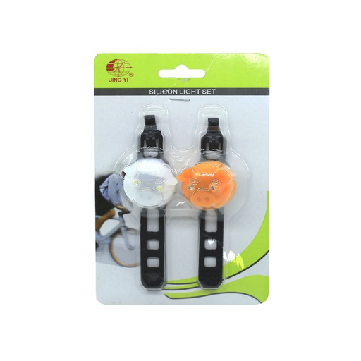 [95491] Reflectivo bici stop 2pc led jy339p blanco/rojo