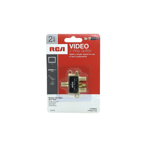 [22237] Splitter para cable coaxial 2sal rca vh47r