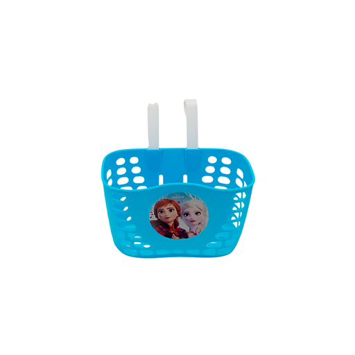 [135469] Canasta bici plastica para niña frozen azul