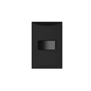 Switch sencillo empotrable 3v t&j 8001-negro  negro