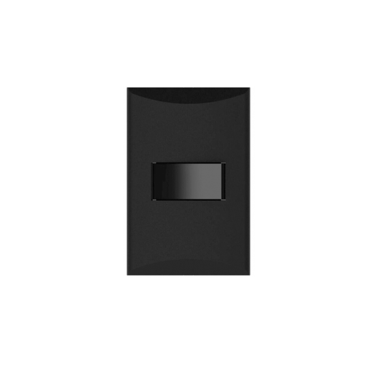 [67666] Switch sencillo empotrable 3v t&j 8001-negro  negro