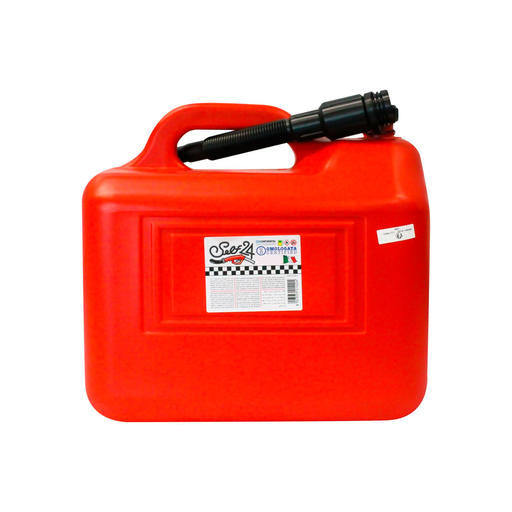[90599] Tanque gasolina 1.3-gln con mango 03380 rojo