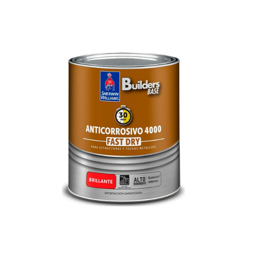 [131231] Base buiders anticorrosivo 1/4-galon sherwin williams 4000 blanco brillante