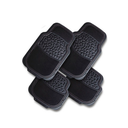 Alfombra de  hule para carro 4 piezas abro cm2308a negro