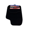 Alfombra de tela para carro 4 piezas abro cm8128 negra