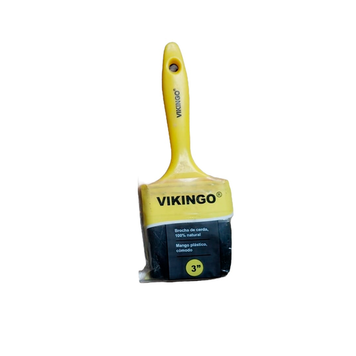 [87009] Brocha para pintar 3" mango plastico vikingo pbe3