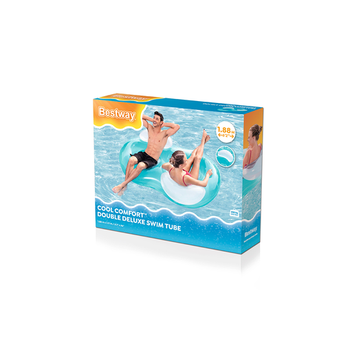 [145000] Flotador inflable 6.2x46" doble bestway 43009