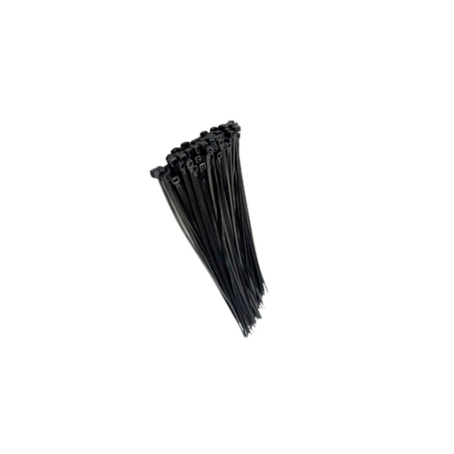 [60252] Abrazadera plastica ajustable 10" 50pc vikingo negro