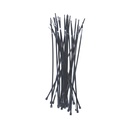 Abrazadera plastica ajustable 18"x5mm 25pc negro
