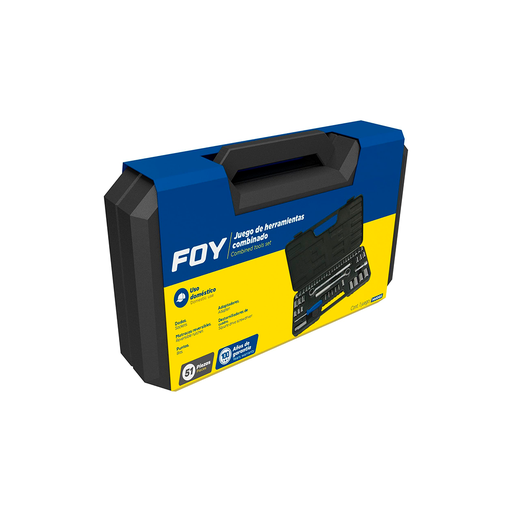 [59081] Cubos 51pc 3/8" y 1/2" foy con estuche 144005