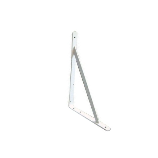 [52186] Escuadra metal 20" national n260-604 blanco