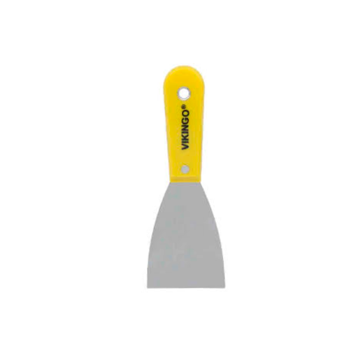 [23542] Espatula para raspar pared 3" mango plastico vikingo