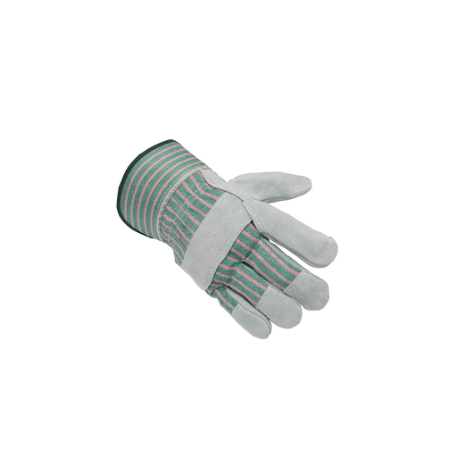 [96755] Guante de cuero/tela muñeca corta 10" zhx-1014
