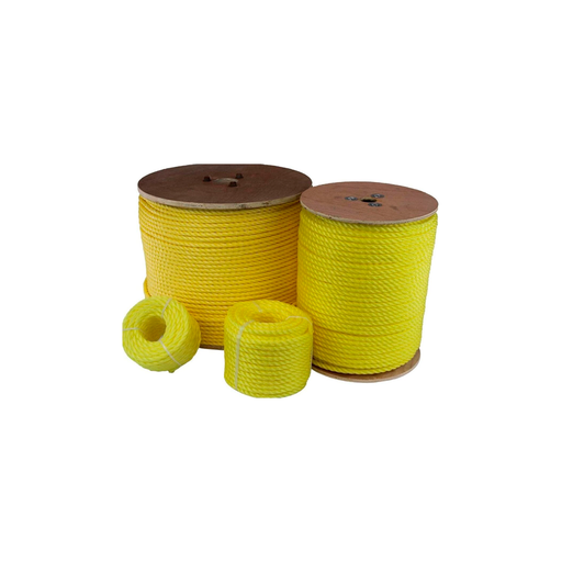 [49404] Lazo polietileno 1/2" 3-hilos "z" amarillo