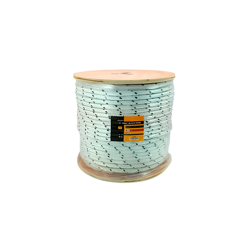 [113368] Lazo poly 1/2" doble blanco/verde