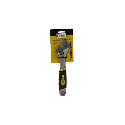 [23476] Llave ajustable 10" vikingo 8/jl-10 forro amarillo