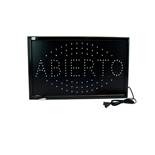 [93206] Rotulo luminado led 5w 110v "abierto" 1634