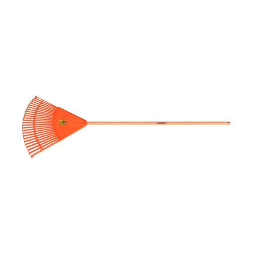 [90886] Escobilla jardin 26t con palo 77855/861naranja
