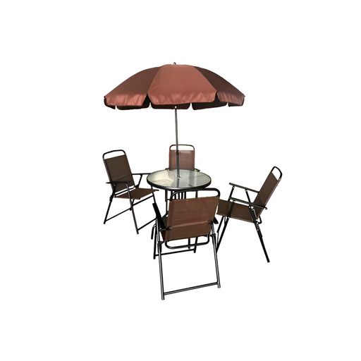 [104410] Juego para patio 6pc con sombrilla sp-94111db