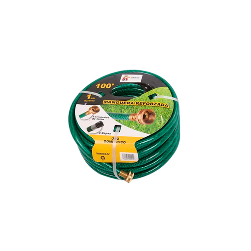 [36701] Manguera jardin 100' reforzada vikingo h-gh-100