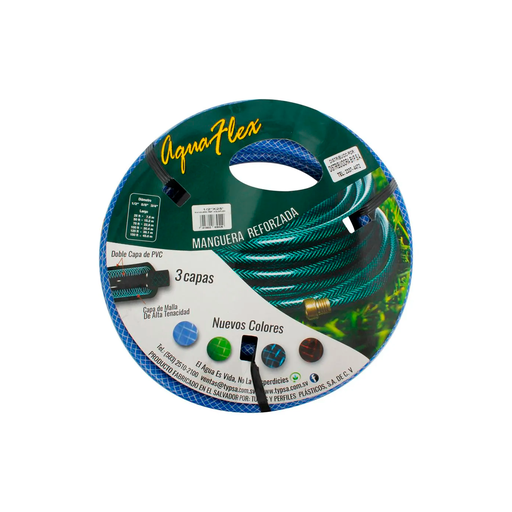 [38763] Manguera jardin 100'x1/2" aquaflex 39450