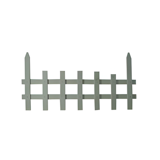 [67003] Cerca para jardín de madera 18"x3' rc75w blanca