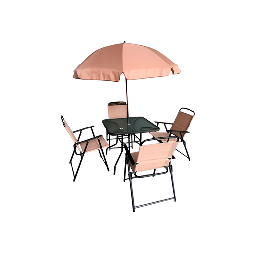 [104411] Juego para patio 6pc con sombrilla sp-94112