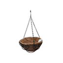 Macetera colgante 35x18cm tipo canasta r/c gg1hb014