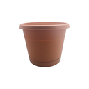 Macetera plastica redondo 43x51cm con b rn200 terracota