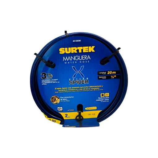[49383] Manguera jardin 65'x1/2" surtek m12s20