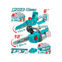 Motosierra 6"/12" 20v 2b total li240788