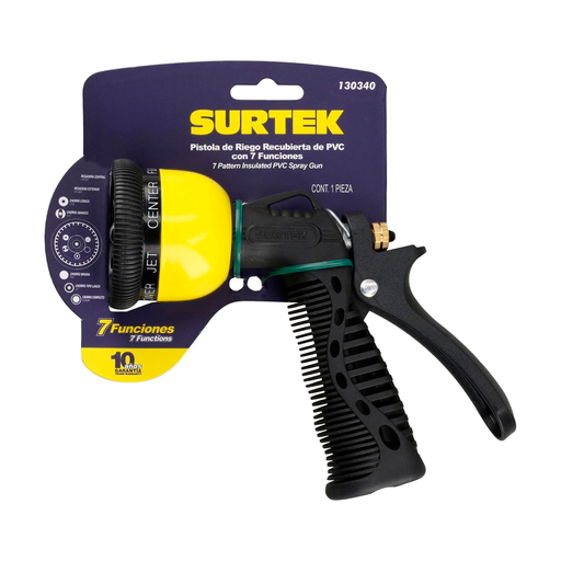 [44859] Piton para manguera tipo pistola 6func surtek 130340