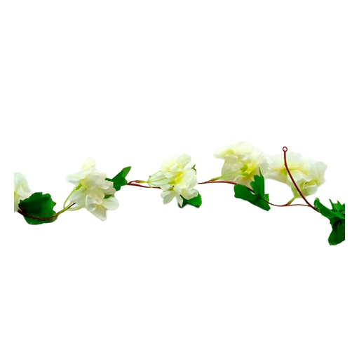 [116972] Planta artificial 230cm blanco sakura
