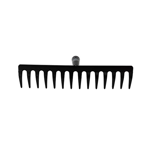 [87094] Rastrillo 14t sin palo curvo liviano vikingo rh14 negro