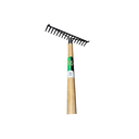Rastrillo acero 16t con palo 2811600