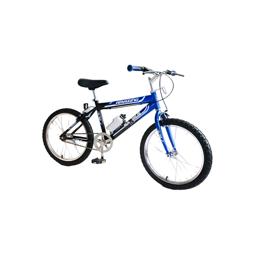 [82464] Bicicleta 20 bmx niño 1v max azul/negro armada