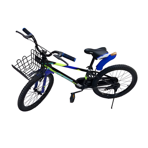 [129166] Bicicleta 20 bmx niño 1v max con guias azul/negro armada
