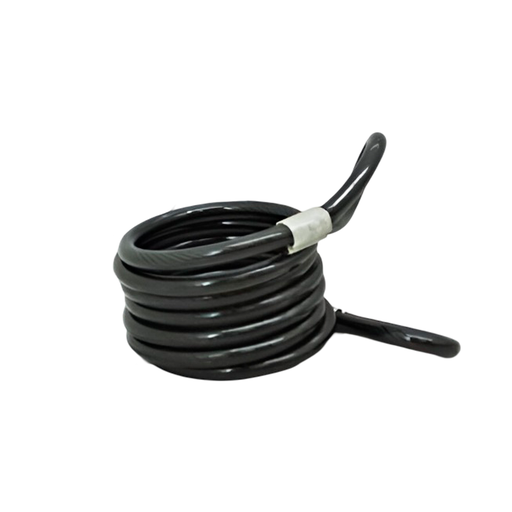 [37021] Cable retorcido 8mmx72" china 53226 transparente negro
