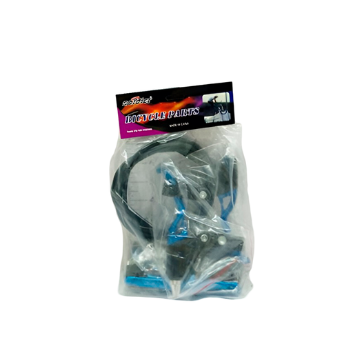 [139337] Espuela bicicleta mtb con maneral tipo v aluminio azul