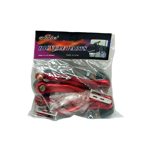 [139336] Espuela bicicleta mtb tipo v aluminio rojo
