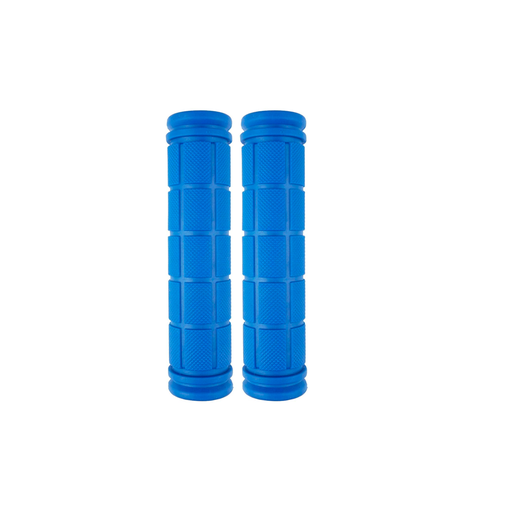 [99660] Guante bicicleta 114mm hule decoracion cuadros azul oscuro