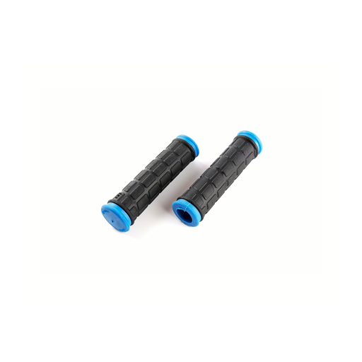 [137154] Guante bicicleta 120mm decoracion cuadros negro/azul