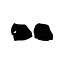 Guante fitnes ts171 negro/rojo