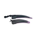 Guardafango plastica mtb negro/morado