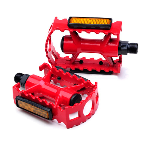 [139335] Pedal bicicleta aluminio 1/2" con balin rojo