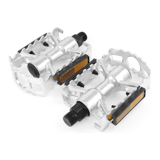 [95095] Pedal bicicleta aluminio 9/16" con balin mx-p818 plateado